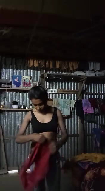 Village Girl Changing Dress