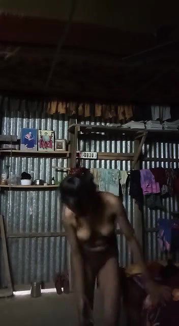 Village Girl Changing Dress