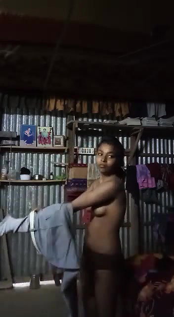 Village Girl Changing Dress
