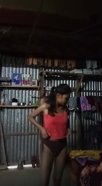 Village Girl Changing Dress