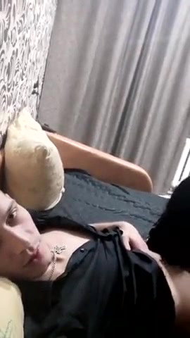 Teen boy playing with his cockdick home alone_46e5127e