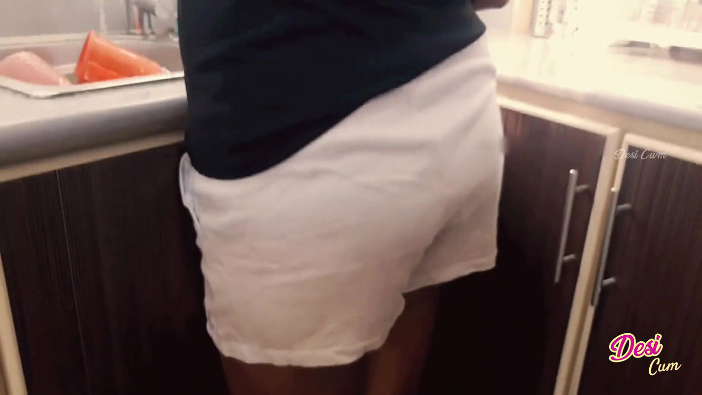 In the Kitchen Secretary, I’m Having Naked Fun and Fucking with My Hot and Beautiful Big Ass Stepmom