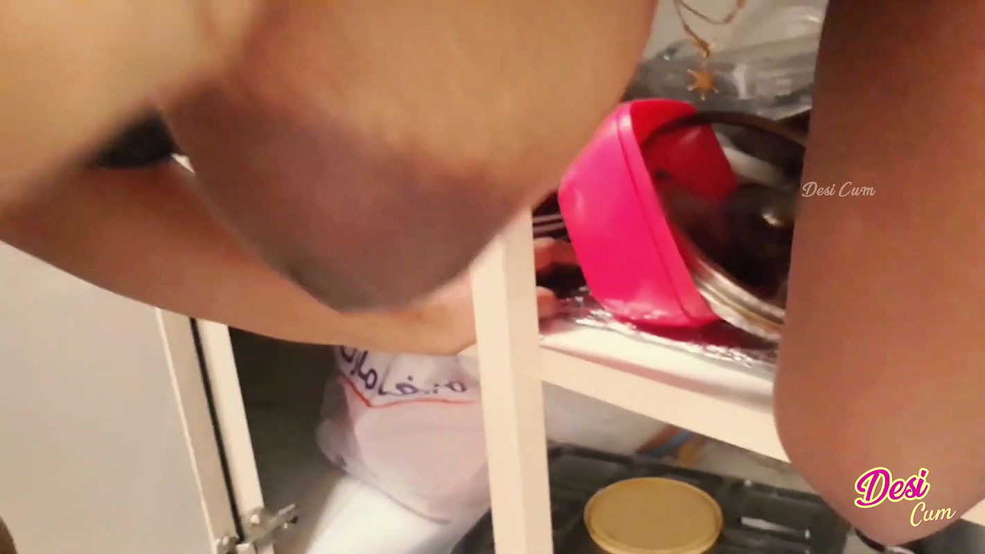 In the Kitchen Secretary, I’m Having Naked Fun and Fucking with My Hot and Beautiful Big Ass Stepmom