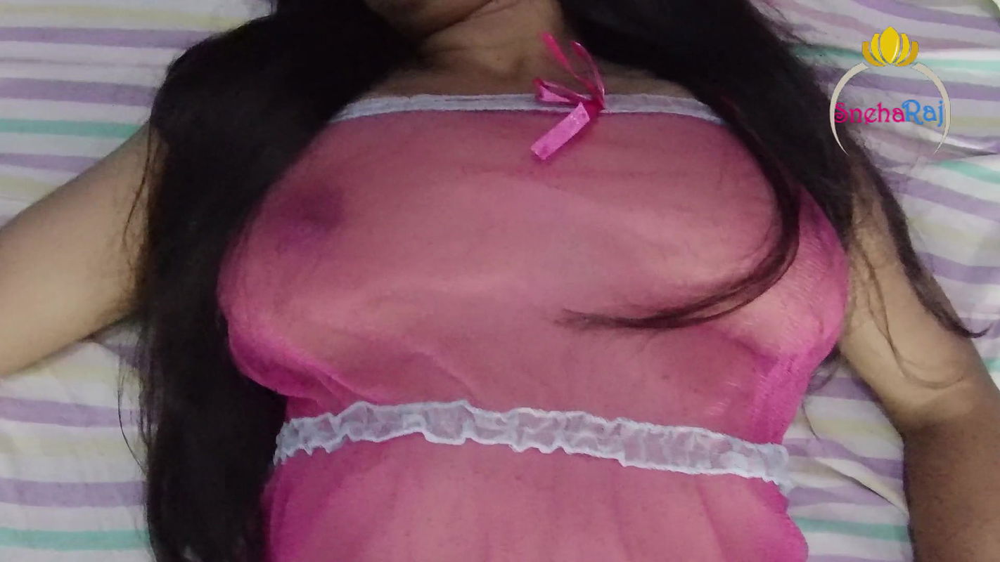 Sexy Pink Babydoll Indian Wife