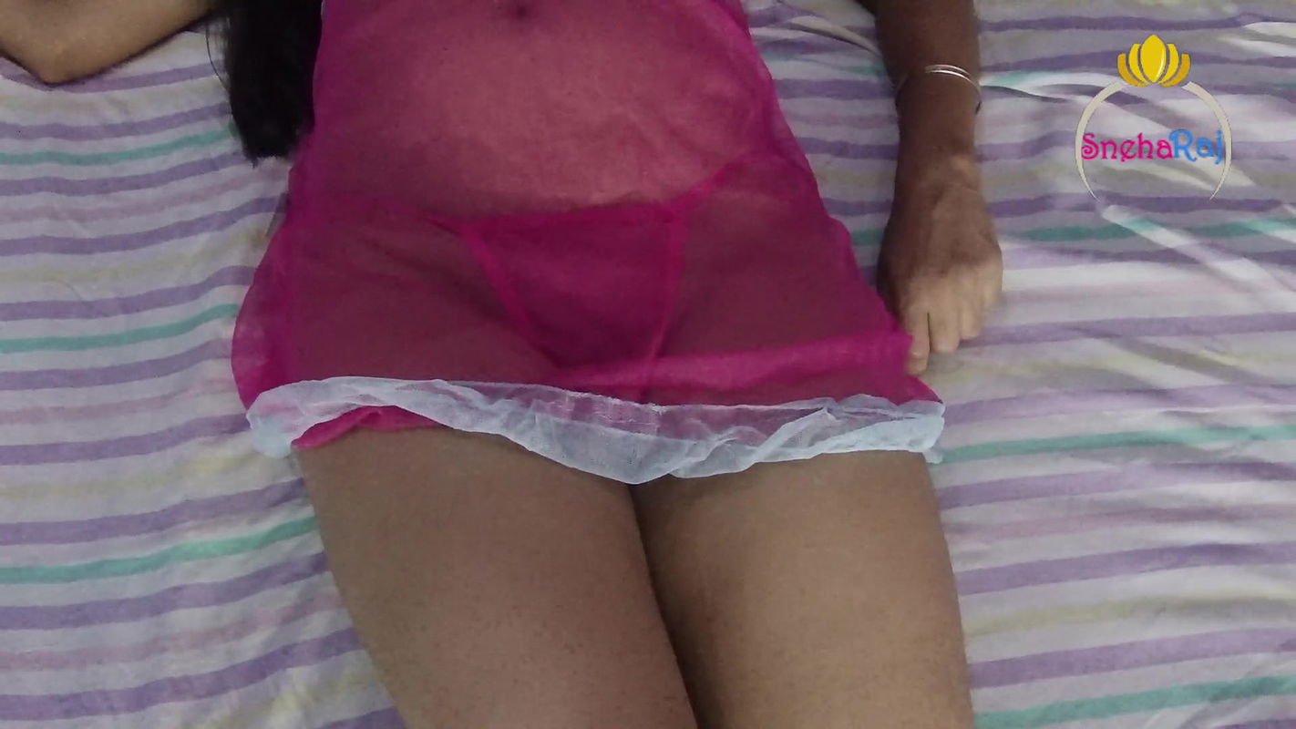 Sexy Pink Babydoll Indian Wife
