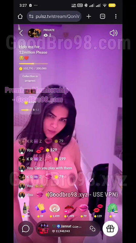 Unknown Model Topless Live With Face2