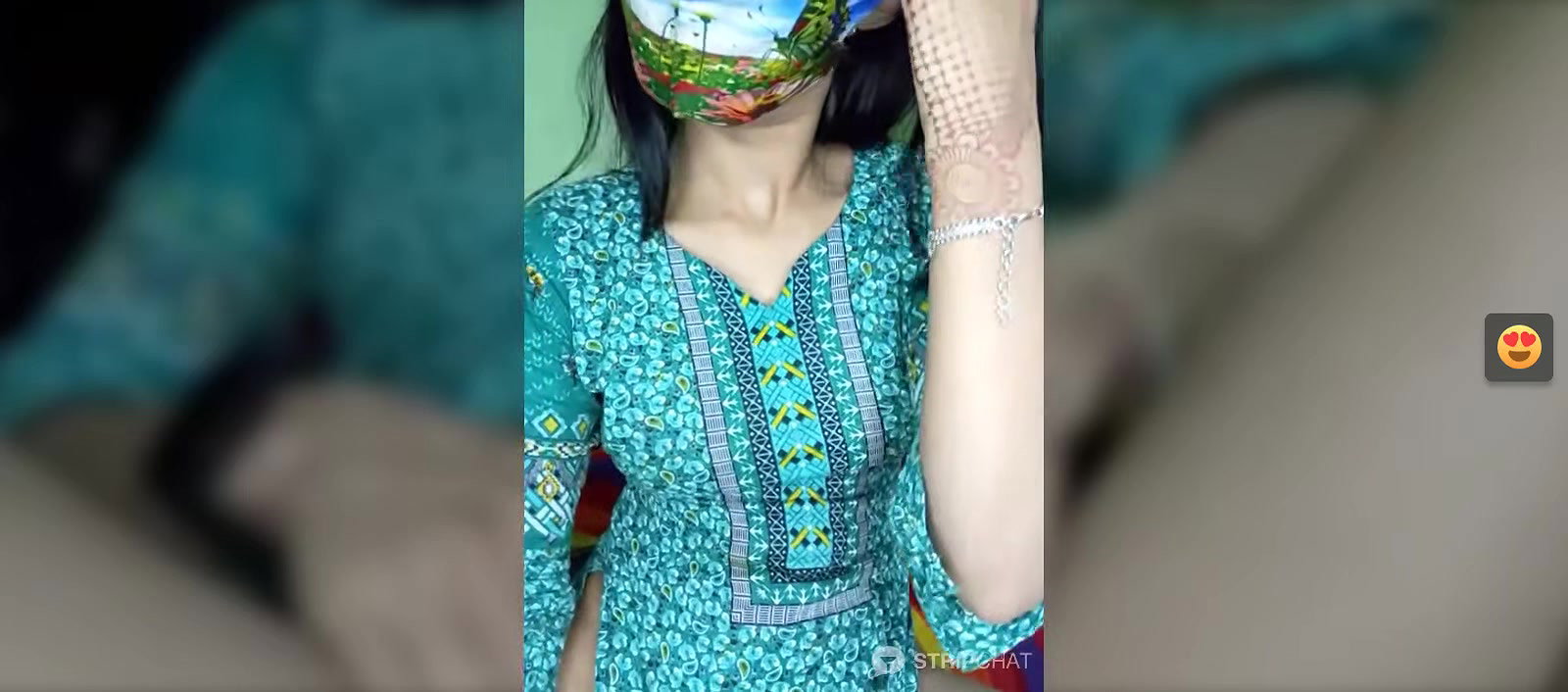 Hot Desi in Green Salwar Fingering her pussy 22