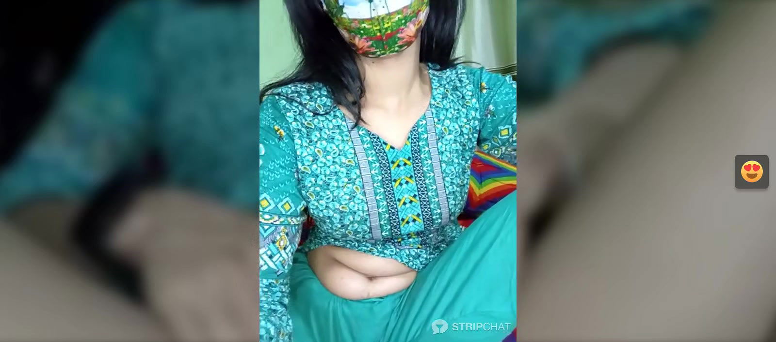 Hot Desi in Green Salwar Fingering her pussy 22