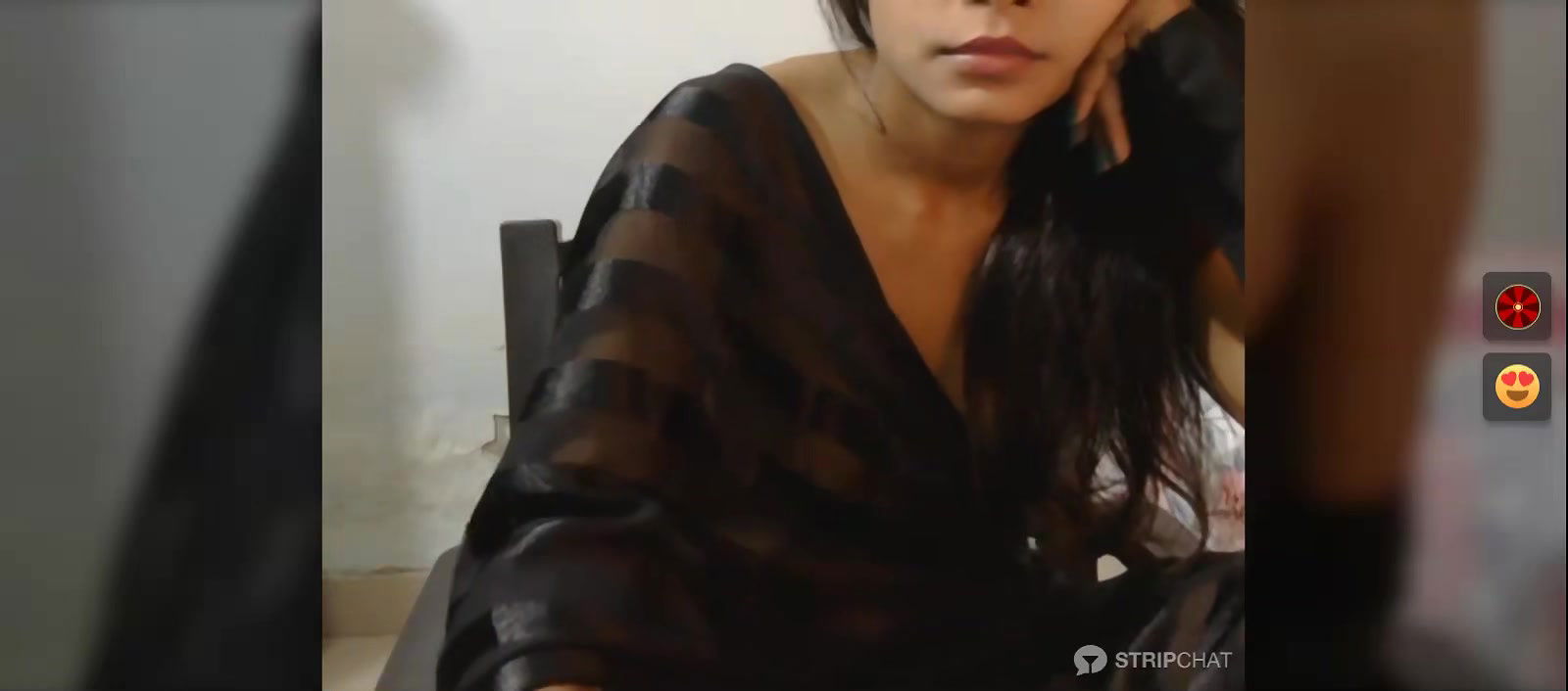 Hot girl in black saree covering her boobs 22