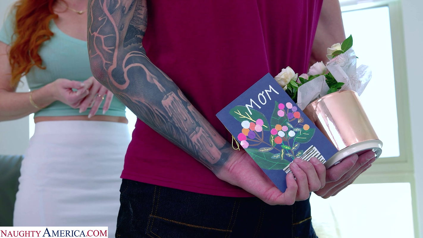 My Friend’s Hot Mom with Sophia Locke in The thoughtful delivery of Mother’s Day gifts from Gunnar prompts Sophia Locke to extend a naughty offer of wet MILF pussy before her son gets home