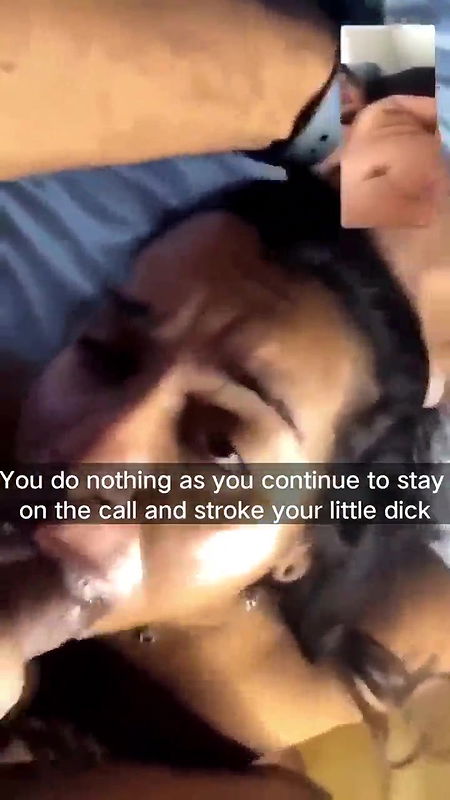 Mom sucking BBC while son jerking on vc 22