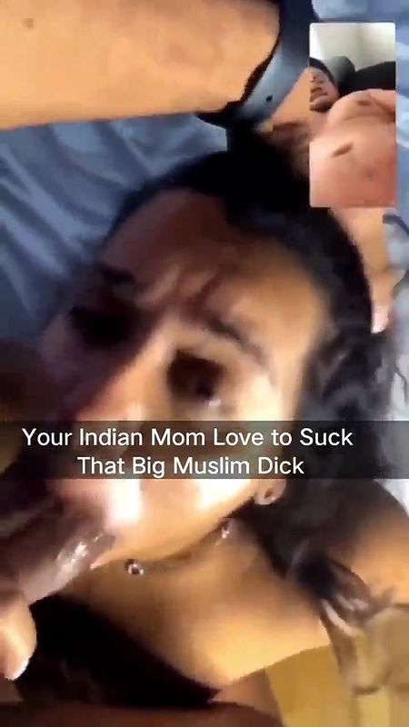 Mom sucking BBC while son jerking on vc 22