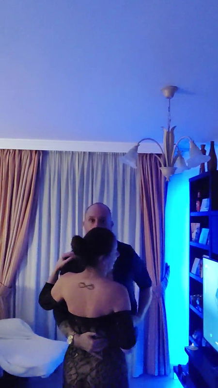 Hot granny enjoying dance in lingerie 22