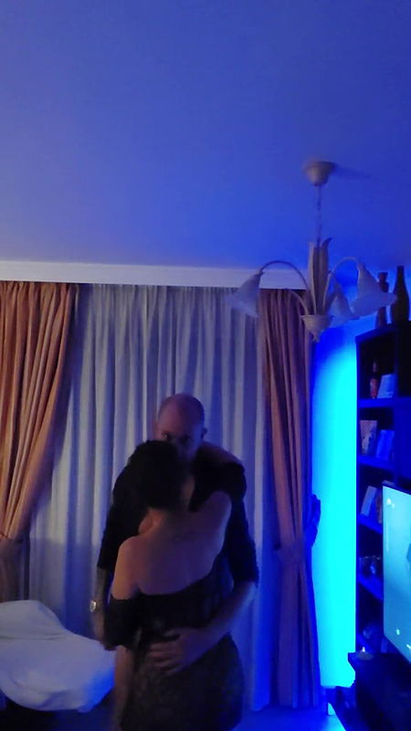 Hot granny enjoying dance in lingerie 22