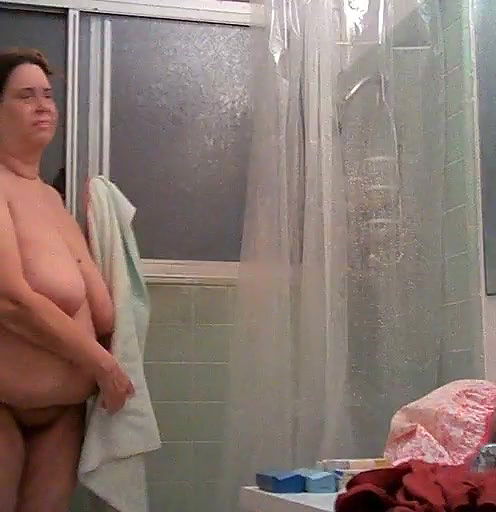 Mature bbw wife bathing recorded by husband 22 videos collection 216