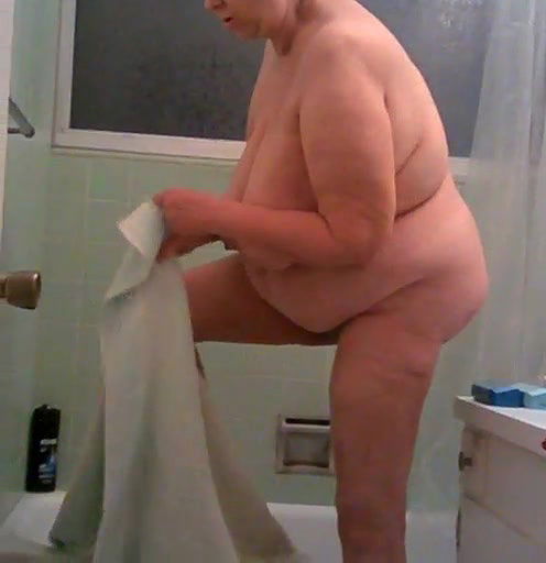 Mature bbw wife bathing recorded by husband 22 videos collection 216