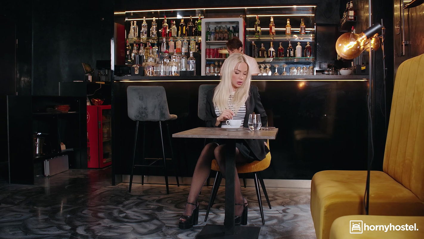 Horny Hostel with Angie Lynx in A Cafe Affair