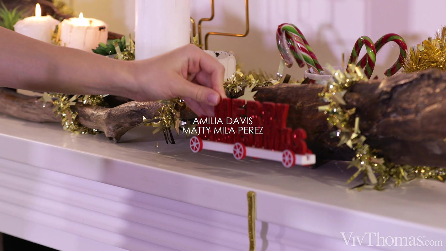 Viv Thomas with Amalia Davis & Matty Mila Perez in Festive Mood