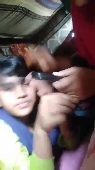 Lucky Boy Enjoying with GF In Front of her Sister