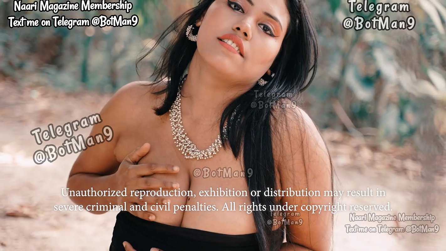 Barsha Open Boob Teasing Jungle