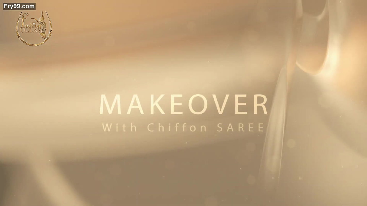 ARPITA MAKEOVER CHIFFON SAREE FASHION ULLAS FASHION VLOG_1080pFHR