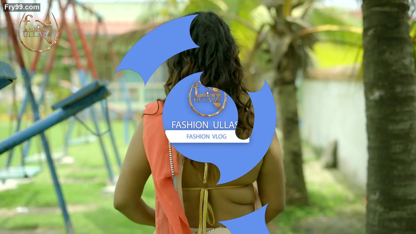 ARPITA MAKEOVER CHIFFON SAREE FASHION ULLAS FASHION VLOG_1080pFHR