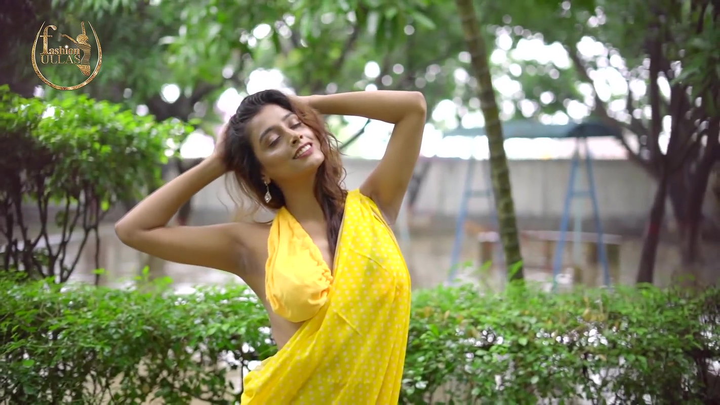 KOYELIYA MAKEOVER & PRINTED GEORGETTE SAREE EITH BB BLOUSE FASHION ULLAS FASHION VLOG (1).mkv”