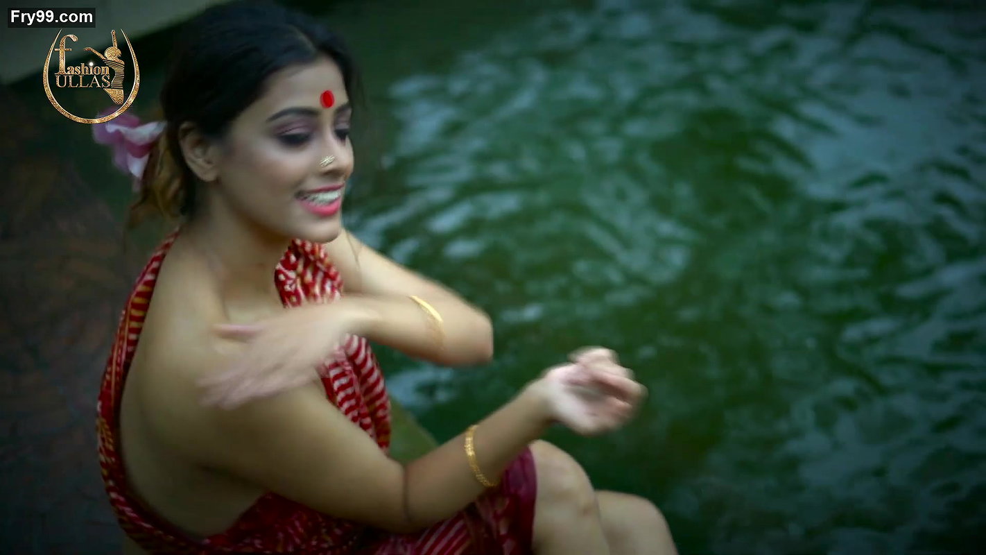 KOYELIYA SAREE BENGALI LOOKS WITH NATURE FASHION ULLAS