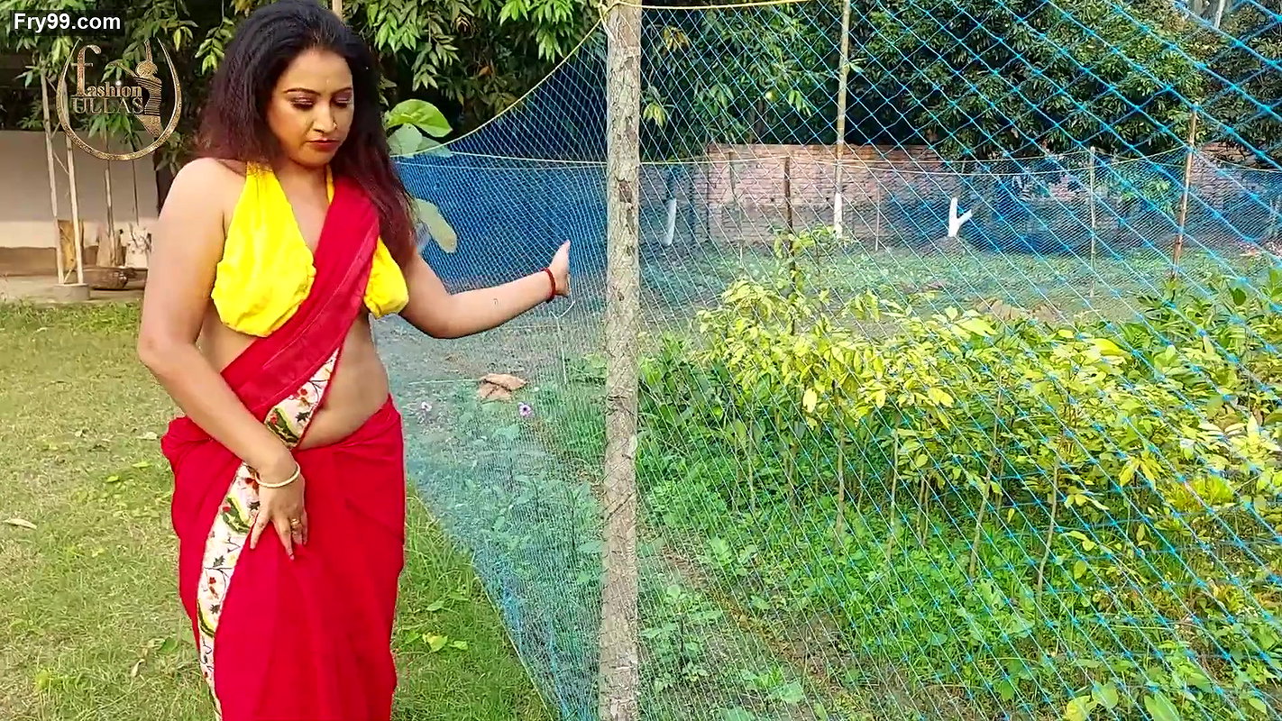 MILI RED SAREE WITH BB BLOUSE SAREE LOVER SAREE BEAUTY FASHION ULLAS