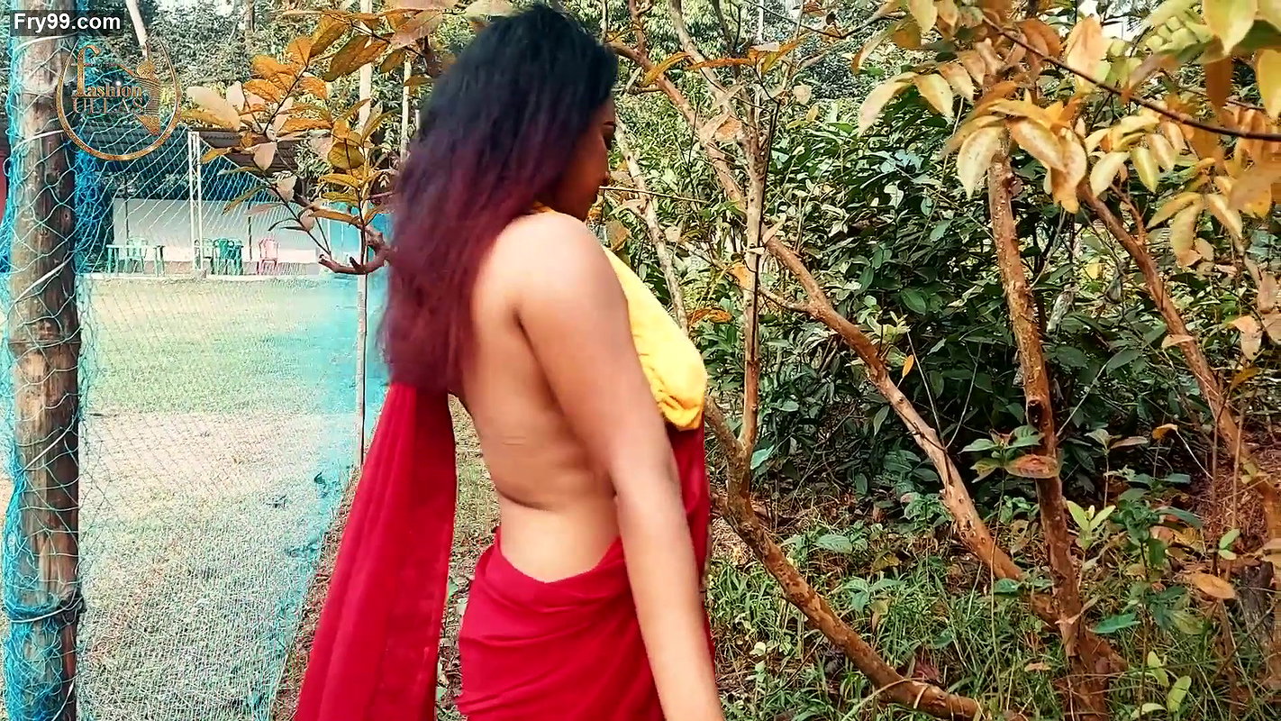 MILI RED SAREE WITH BB BLOUSE SAREE LOVER SAREE BEAUTY FASHION ULLAS