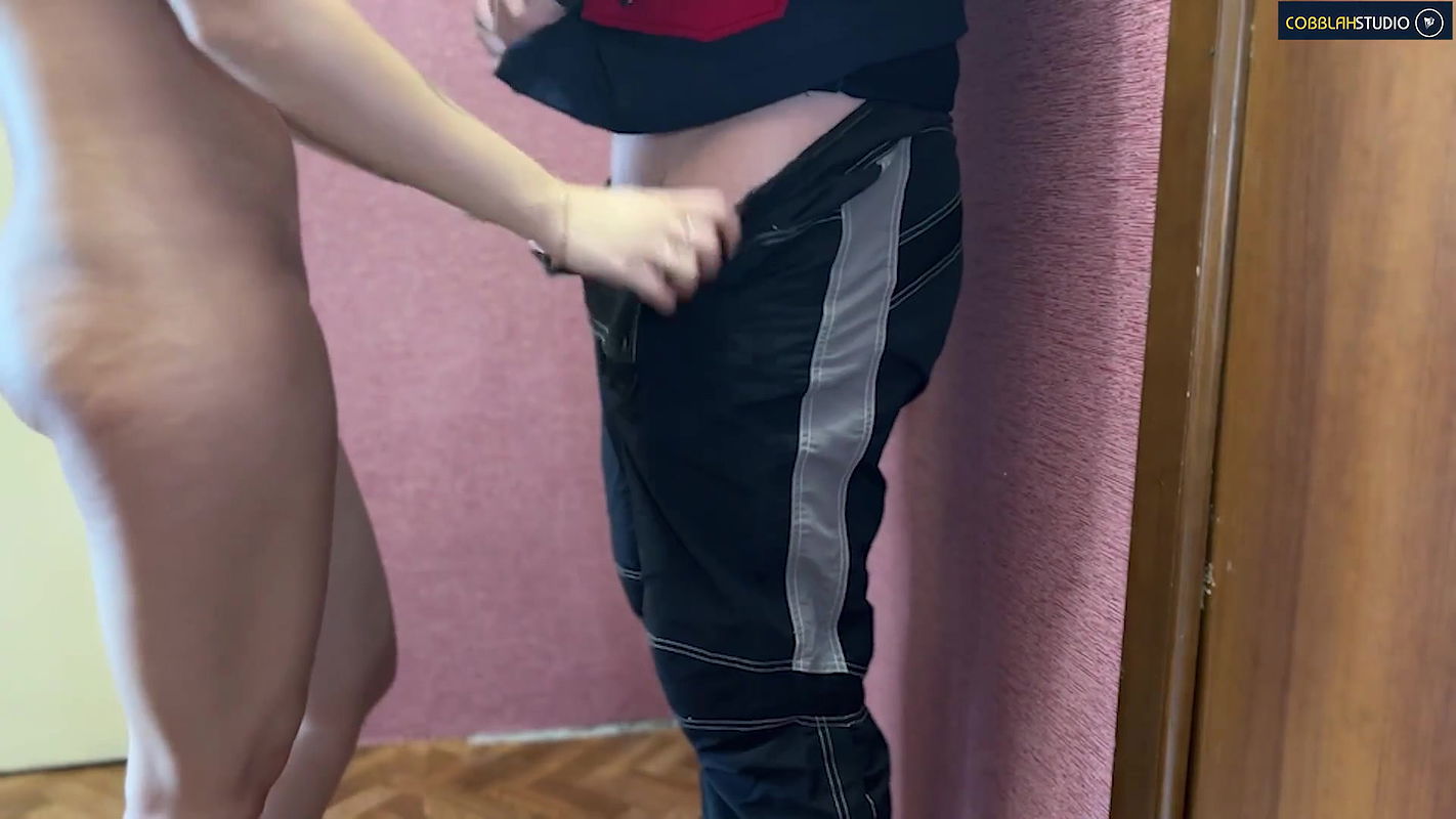 Sexy stepmom enjoys her stepson’s cock while her husband is away from the home