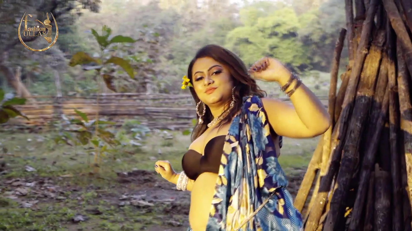 POULAMI PRINTED CHIFFON SAREE WITH MAKE OVER FASHION ULLAS FASHION VLOG