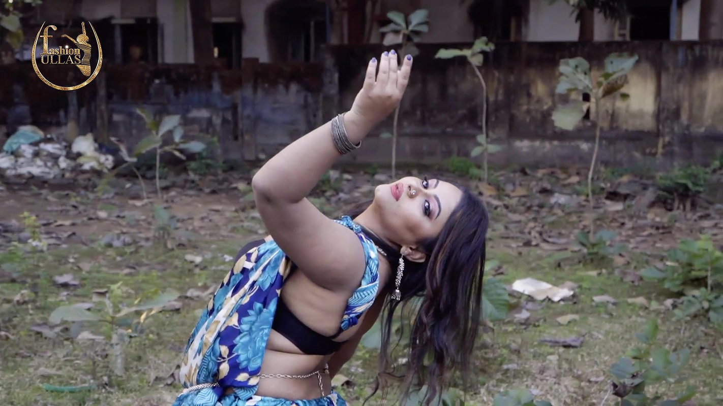 POULAMI PRINTED CHIFFON SAREE WITH MAKE OVER FASHION ULLAS FASHION VLOG