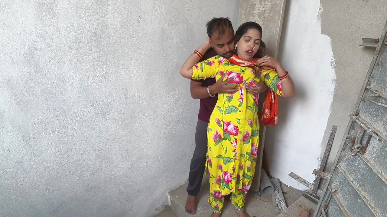 Secret Sex and kissing scenes boobs press in outdoor village