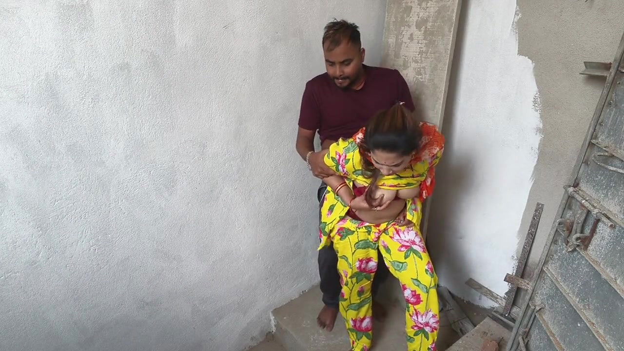 Secret Sex and kissing scenes boobs press in outdoor village