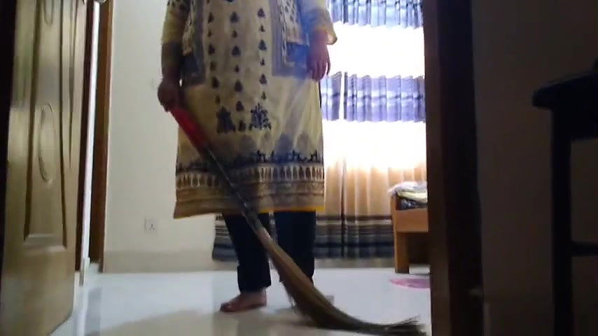 I Fuck My Stepbrother’s Hot Wife When She Clean My Bed Room!