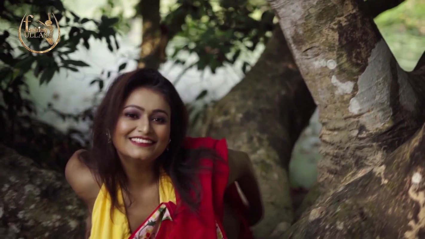 SUCHARITA RED SAREE CHIFFON SAREE FASHION ULLAS