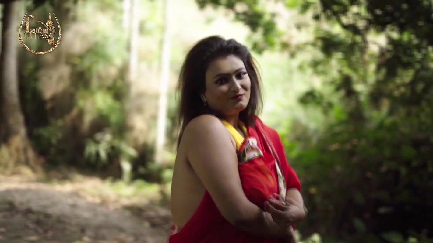 SUCHARITA RED SAREE CHIFFON SAREE FASHION ULLAS