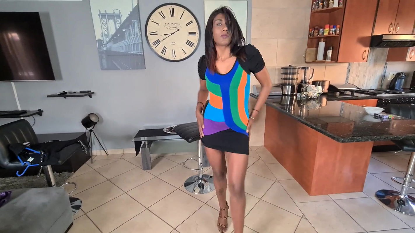 Indian Lingerie and Sexy Dress Try on