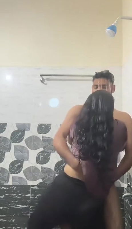 Part 3. Desi Girl Romance with Her Boyfriend in Bathroom