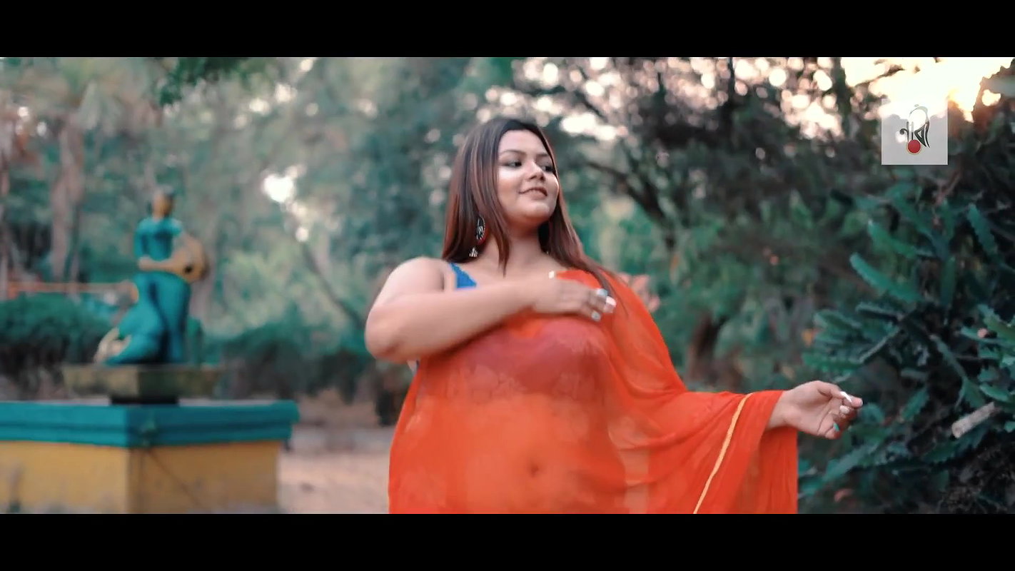 Beauty Of Sudisha  Orange Beauty Expression naari