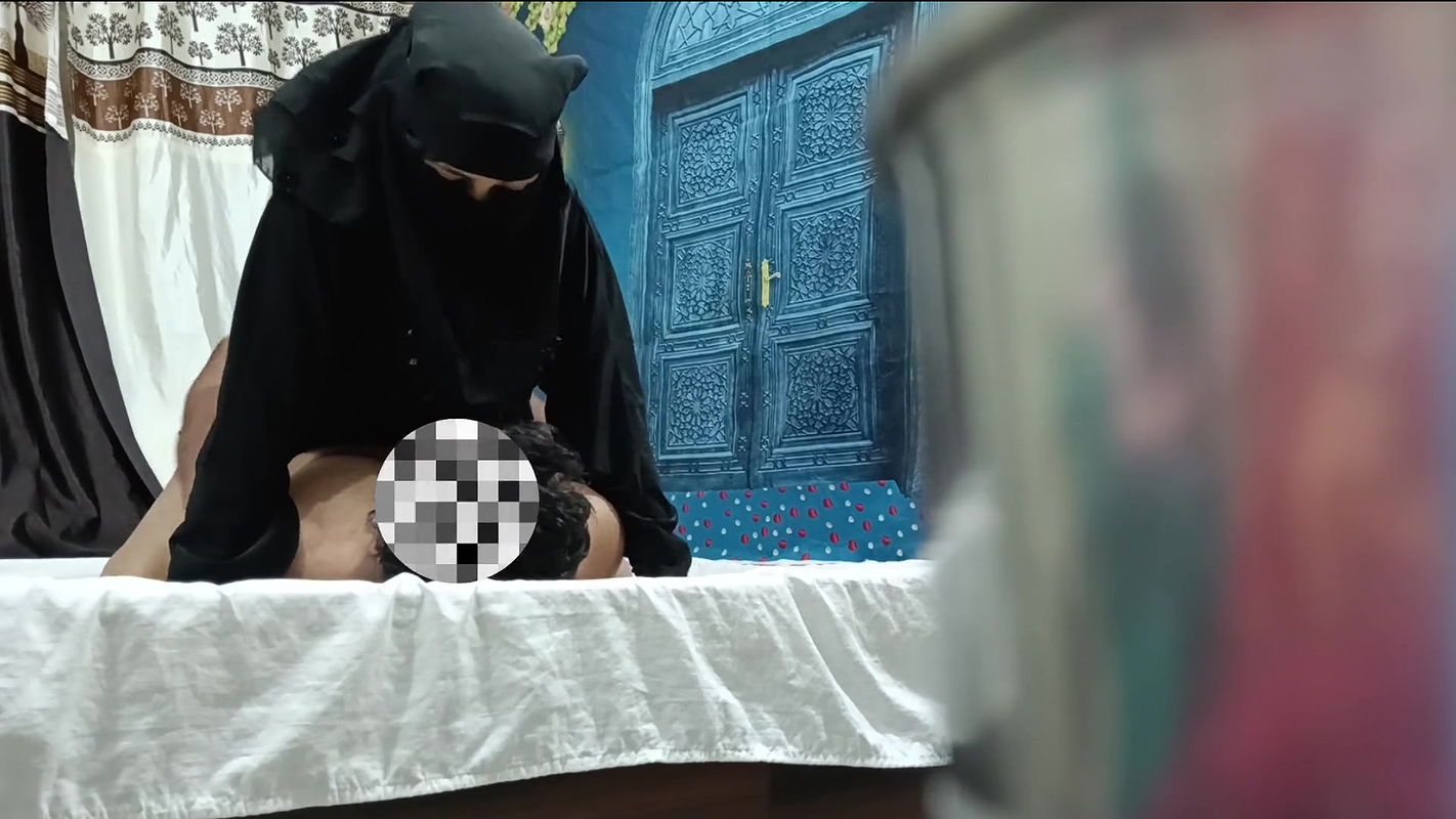 Muslim Stepmom with Neighbour