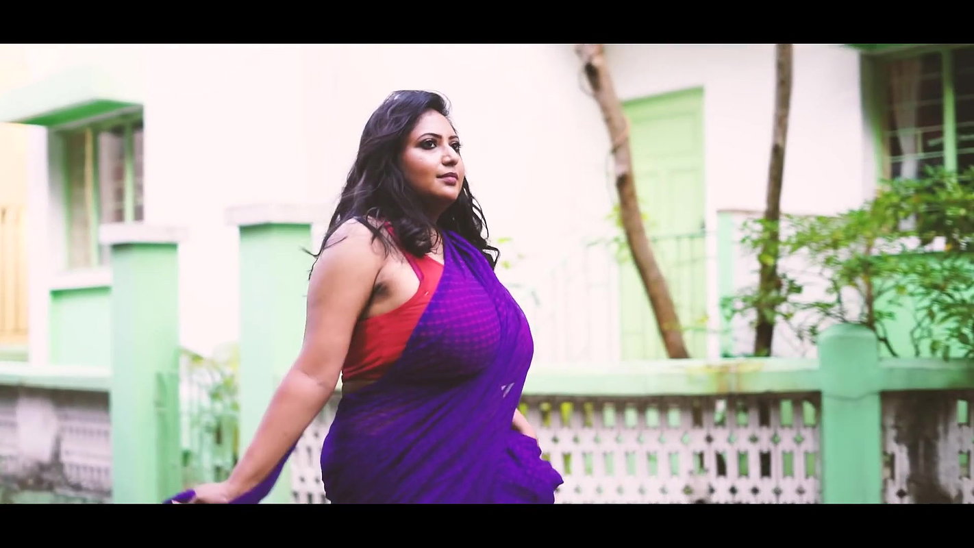 Expression Video   NAARI Feat. Chaity   Purple Color Saree   Full HD