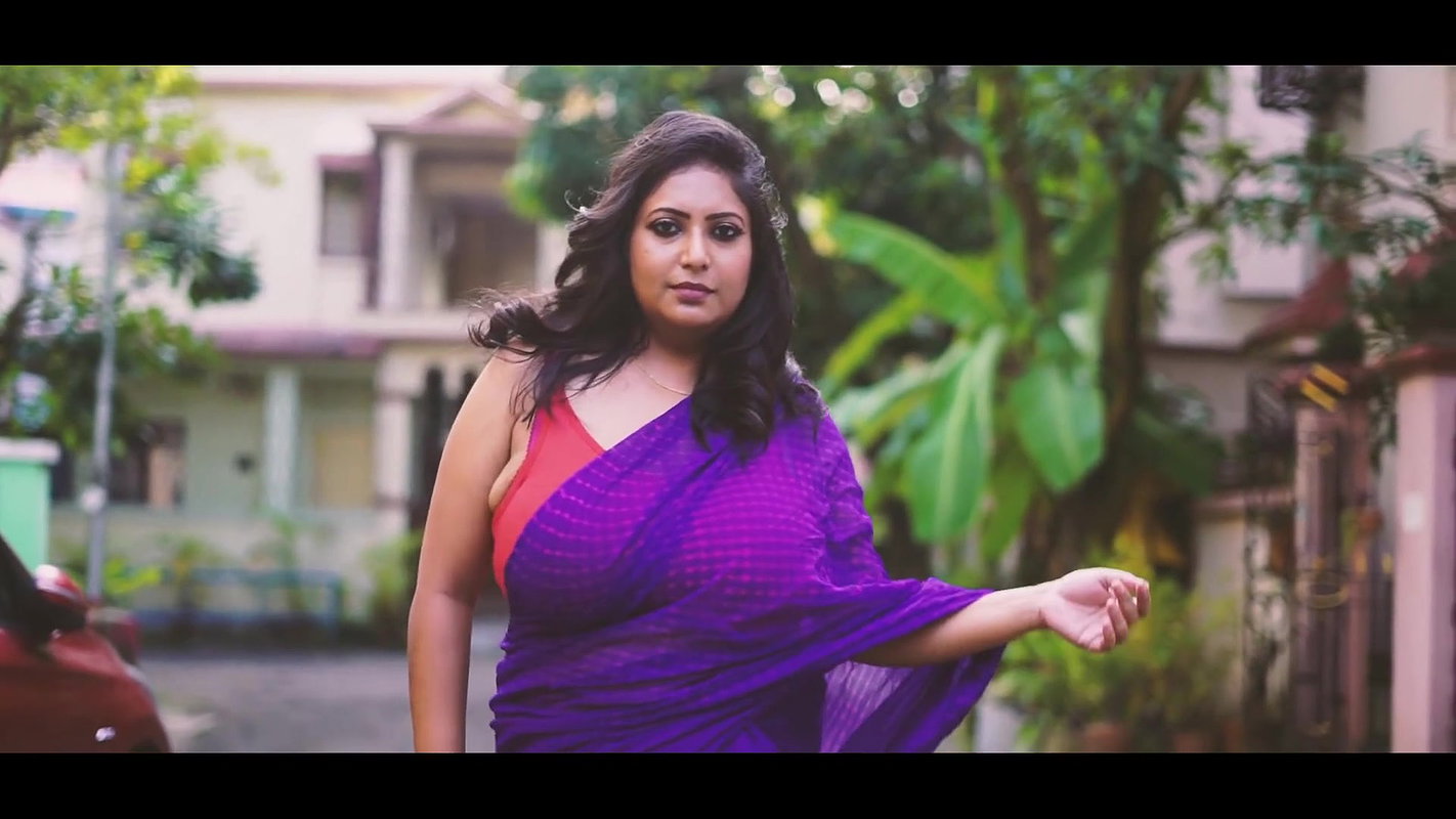 Expression Video   NAARI Feat. Chaity   Purple Color Saree   Full HD