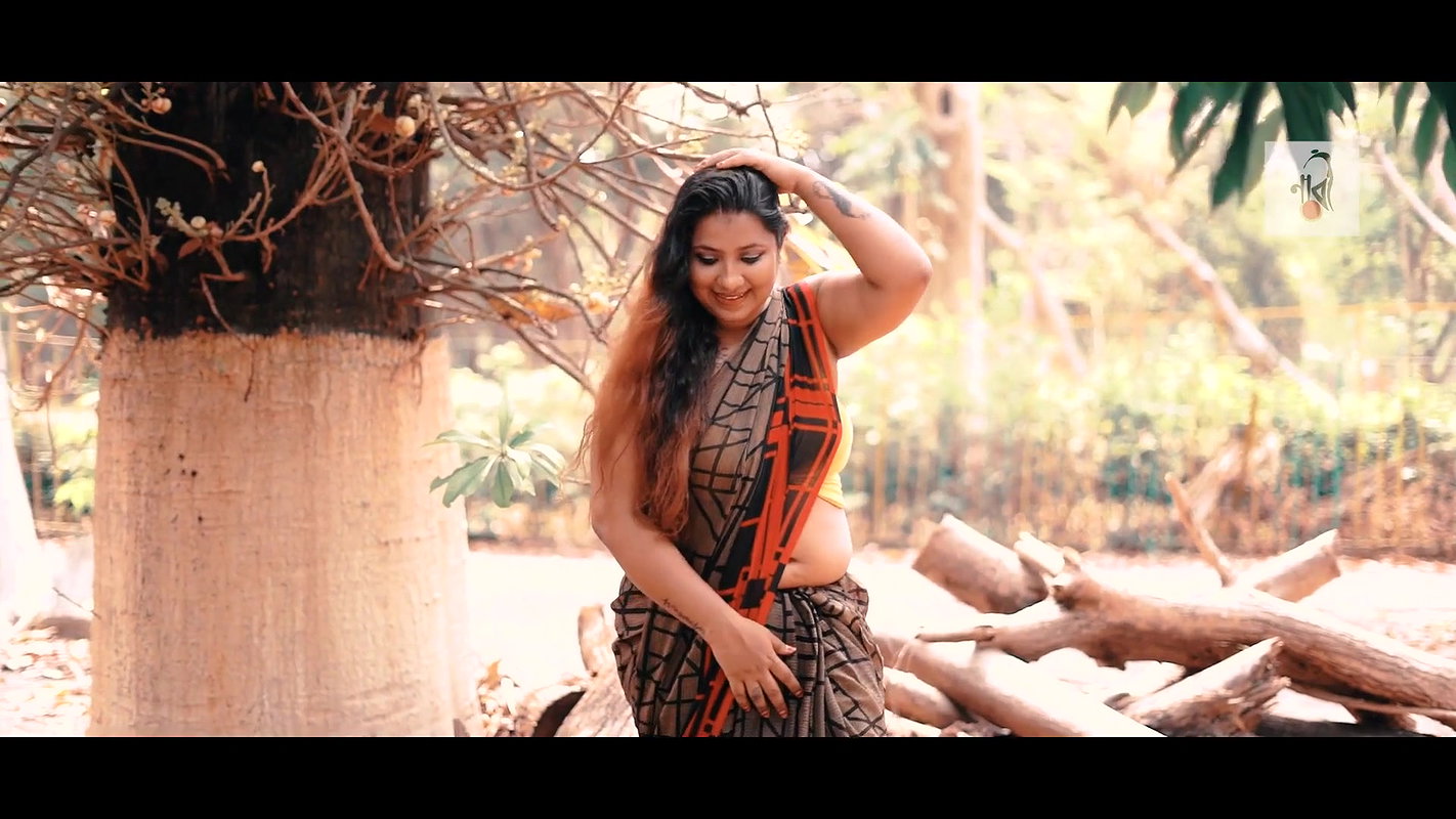 Expression Video  NAARI Feat Puja  Check Print Saree  Full HD  2021_1080p