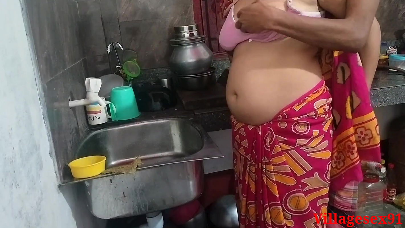 Red Saree Kitchen Sex in Sonali