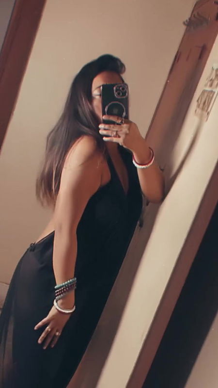 SUSMITA NATH BOLD OPEN CLEAVAGE EXPOSE SEXY IN BLACK 22