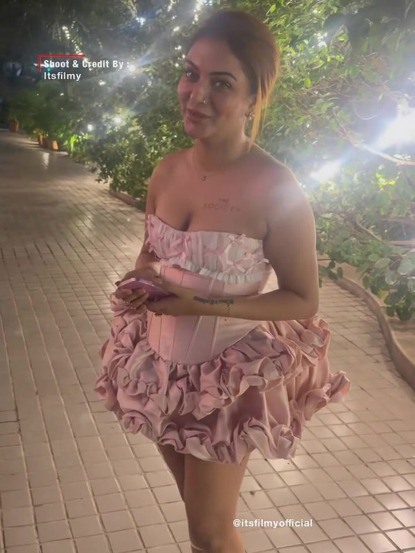 KUSHI SEXY AND BOLD HOTTIE IN GLAM MINI SKIRT OFF SHOULDER DRESS 22