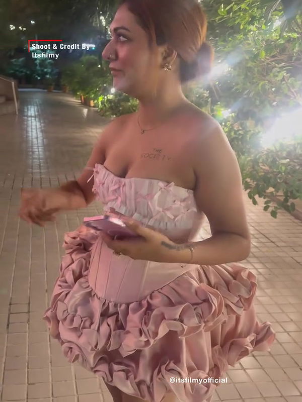 KUSHI SEXY AND BOLD HOTTIE IN GLAM MINI SKIRT OFF SHOULDER DRESS 22