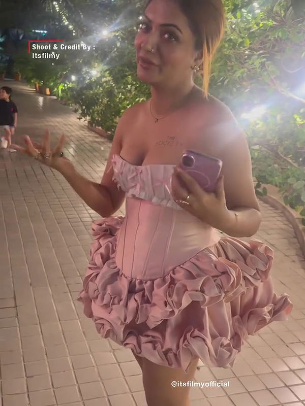 KUSHI SEXY AND BOLD HOTTIE IN GLAM MINI SKIRT OFF SHOULDER DRESS 22